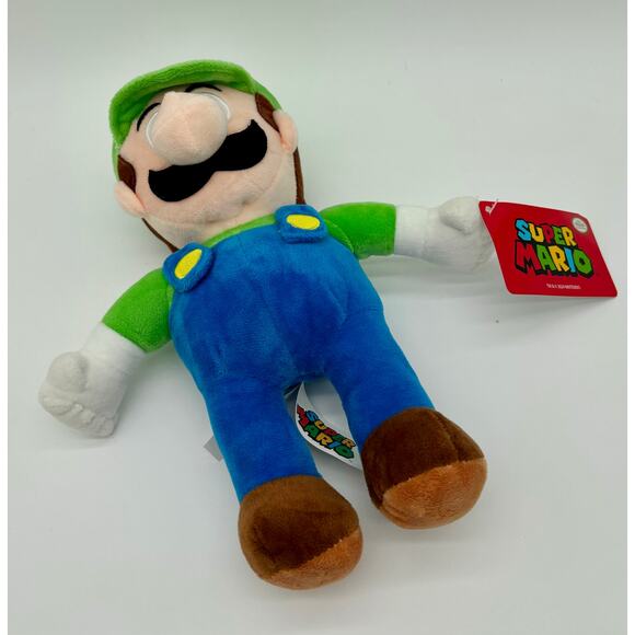 Super Mario Brothers - Mini Luigi Green Cap Plush Stuffed 9” NEW - Picture 3 of 4